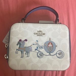 New Coach Cinderella Coach X Crossbody RARE